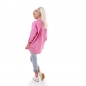 Preview: Legere geschnittene Bluse mit Glitzerapplikationen - pink