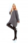 Preview: Oversize Cape Pullover mit Bouclé-Optik  in graphit