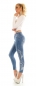 Preview: Push Up Jeans mit edler Stickerei-Verzierung in blue washed
