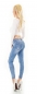 Preview: Sexy Vintage-Jeans mit Schmuck-Patches in ice blue