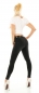 Preview: High Waist Jeans mit Push Up Effekt und Gürtel in vintage black