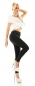 Preview: High Waist Jeans mit Push Up Effekt und Gürtel in vintage black