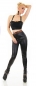 Preview: Wetlook Thermo-Leggings mit Leo-Einsätzen - schwarz