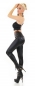 Preview: Wetlook Thermo-Leggings mit Leo-Einsätzen - schwarz