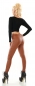 Preview: High Waist Thermo-Leggings im Wetlook - toffee