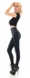 Preview: High Waist Leggings mit Shape Effekt im Jeans-Look - black washed