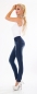 Preview: Hautenge Jeggings mit Vintage-Effekten in blue washed