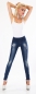 Preview: Hautenge Jeggings mit Vintage-Effekten in blue washed