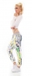 Preview: Baggy-Freizeithose im fröhlich bunten Klecks-Design - multicolor