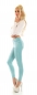 Preview: Basic High Waist Jeans in minze