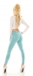 Preview: Basic High Waist Jeans in minze