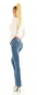 Preview: Middle Waist Bootcut-Jeans in heller Waschung - light blue