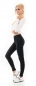 Preview: Hight Waist Skinny-Jeans mit Used-Effekten - vintage black