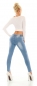 Preview: Sexy Push Up Skinny Used Jeans - blue washed