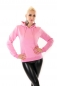 Preview: Kapuzen Feinstrick Sweatshirt - rosa