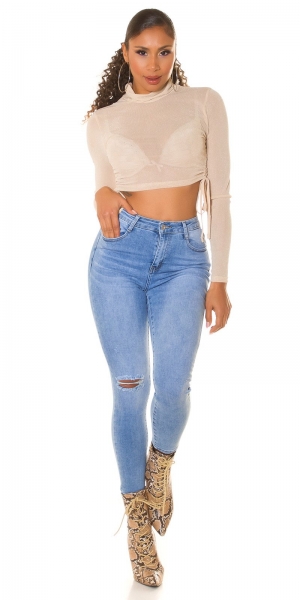 Sexy Must Have  Used Damen Jeans Hose - blue washed