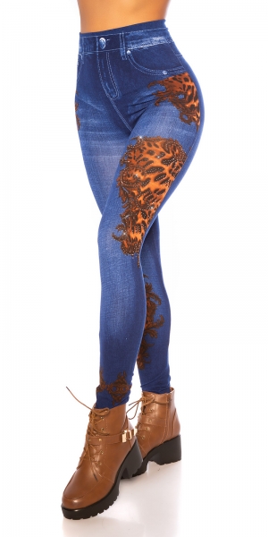 Leggings in Jeans-Optik