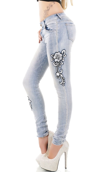 Röhren Stretch Jeans