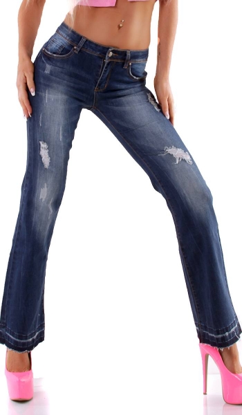 Flare Cut Bootcut Jeans Hose