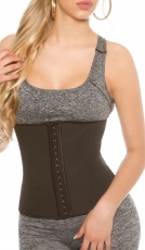 Neoprenartige Shapewear im Mieder-Style - schwarz