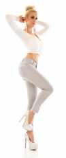 Sexy Push Up Skinny Used Jeans - light grey Sexy Push Up Skinny Used Jeans - light grey