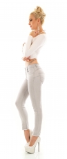 Sexy Push Up Skinny Used Jeans - light grey Sexy Push Up Skinny Used Jeans - light grey
